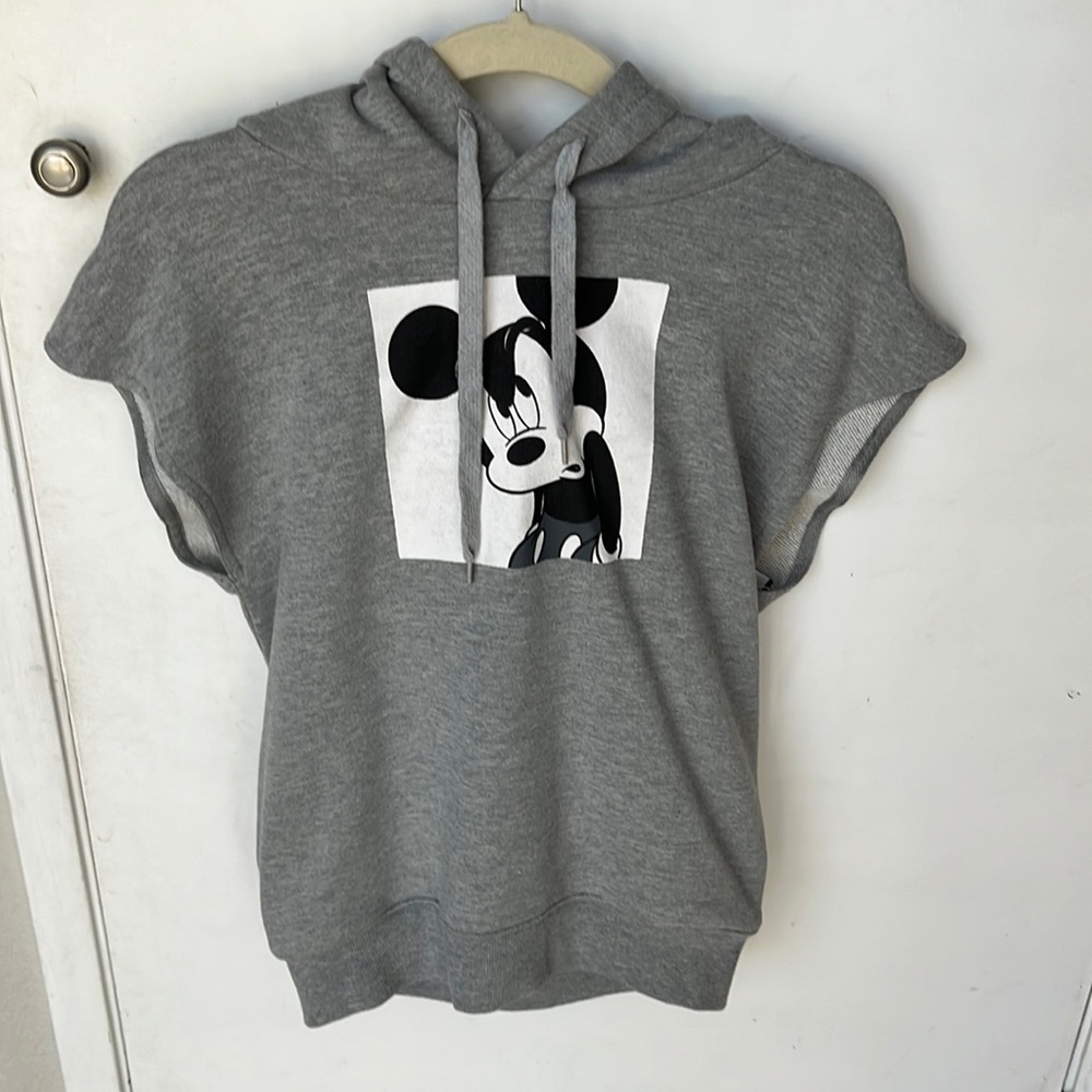 Disney Series Created by Moussy Cutoff Hooded Top